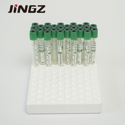 13*75mm Green Top Lithium Heparin Tube 4 Ml Tabung Darah Untuk Tes Biokimia
