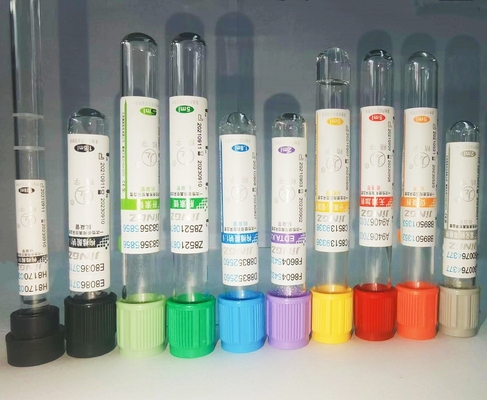 Tabung Pengumpul Sampel Darah EDTA Dengan Pengaktif Gumpalan / Natrium Sitrat / Heparin / Fluorida 2-10ml