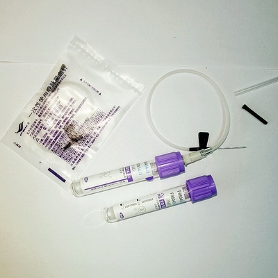 K3 EDTA Blood Collection Tube 100pcs/Rak Tabung Vakum Umur Simpan 12-24 Bulan
