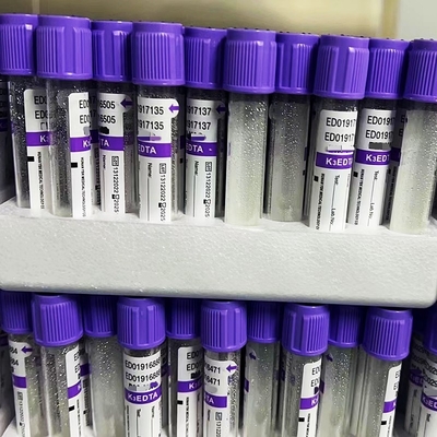 Tabung Sampel Darah EDTA Vakum 12/18 Rak Per Karton 3.2mg/ml Aditif