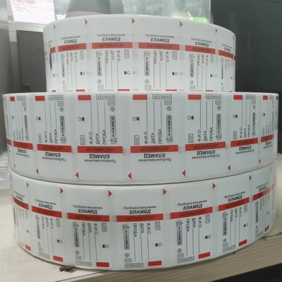 Kompatibilitas Universal Label Saluran Darah Waterproof Removable