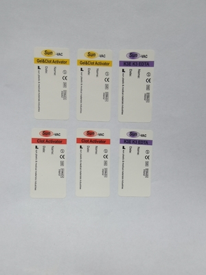 Waterproof Label Sticker Untuk Pengumpulan Darah Medis Tabung Jarum Darah Tabung PRP