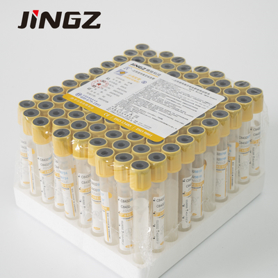 Tabung Aktivator Gels Clot Medis Kaca / PET Vauum Tabung Pengumpulan Darah 2ml-10ml