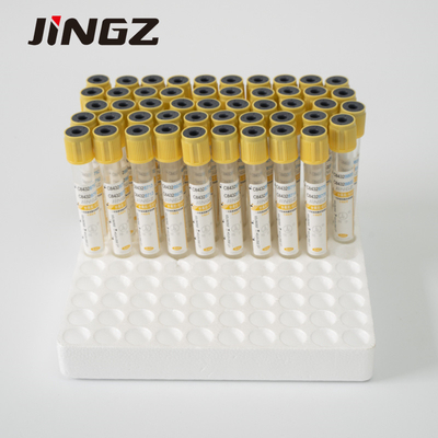 Tabung Gel Kuning Medis untuk Laboratorium Klinis Gel Activator Gumpalan Tabung Pengumpulan Darah