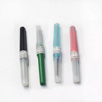 Colorful Pen Type Blood Sample Needle Set dengan ujung stainless steel