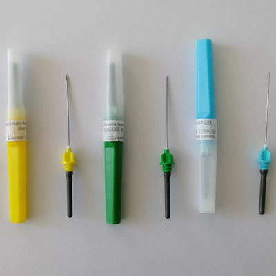 Jerawat Satu Kali Penggunaan Baja Berkualitas Tinggi ABS Pe 20-23g Multi Sampling Needle Untuk Pengumpulan Darah