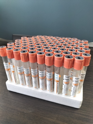 2ml-10ml Tabung Aktivator Gumpalan Untuk Tabung Uji Pengumpulan Darah Medis