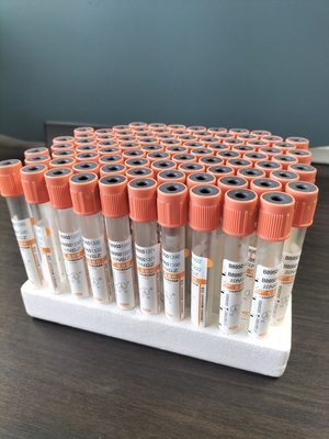 2ml-10ml Tabung Aktivator Gumpalan Untuk Tabung Uji Pengumpulan Darah Medis