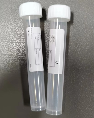 White Cap Plain Test Tube 10ml 16*100mm Untuk Pengangkutan Sampel Laboratorium