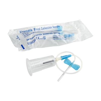 Set Infusi Sayap sekali pakai untuk Pengumpulan Darah 18-27 Gauge