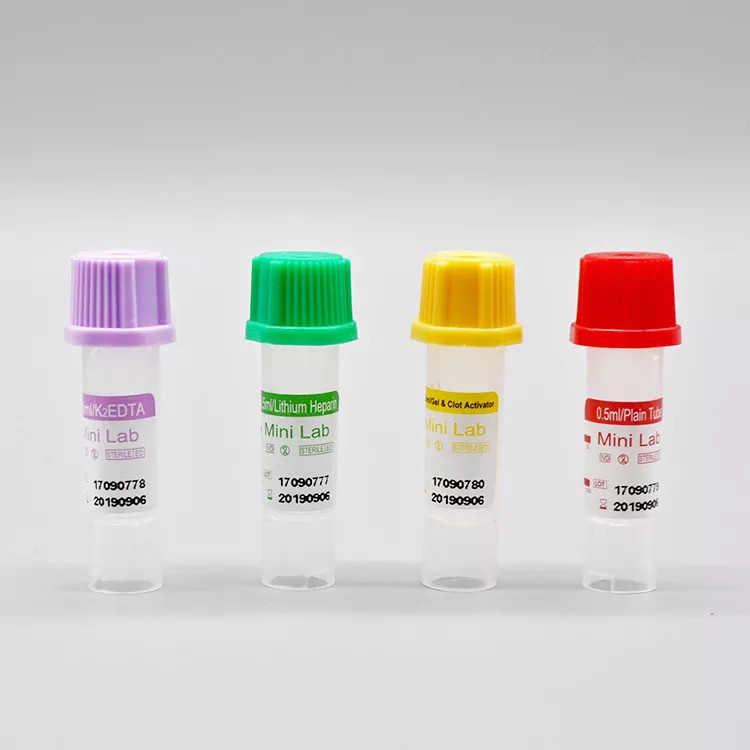 Bayi Baru Lahir 0.25ml Tabung Micro EDTA Untuk Koleksi Darah Anak Aksesoris Medis