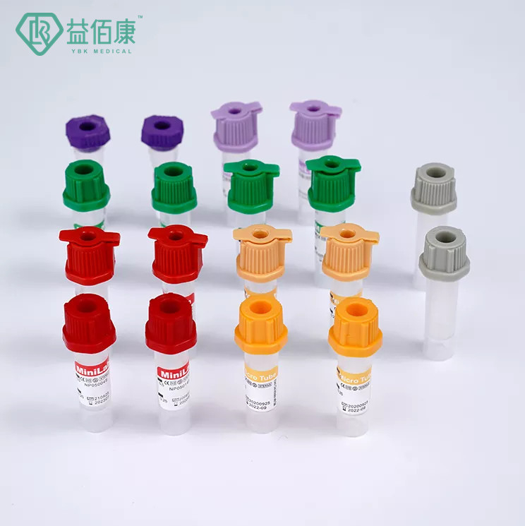 0.25ml 0.5ml 0.1ml Tabung Pengambilan Darah Pediatrik Tabung Tes Darah Edta Non Vakum