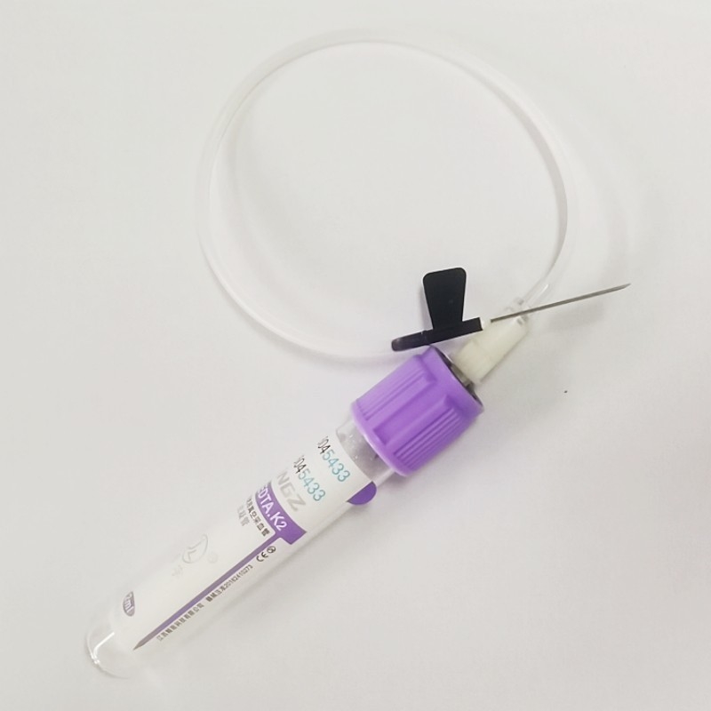 K3 EDTA Blood Collection Tube 100pcs/Rak Tabung Vakum Umur Simpan 12-24 Bulan