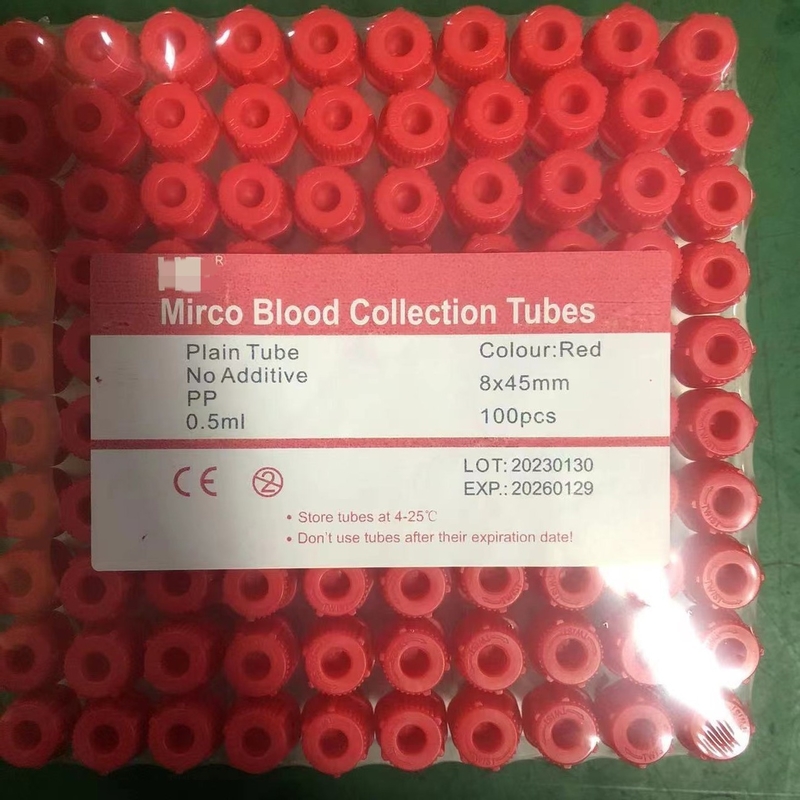 Non Vacuum PP Micro Gel Tube Ukuran 1.5mL untuk B2B
